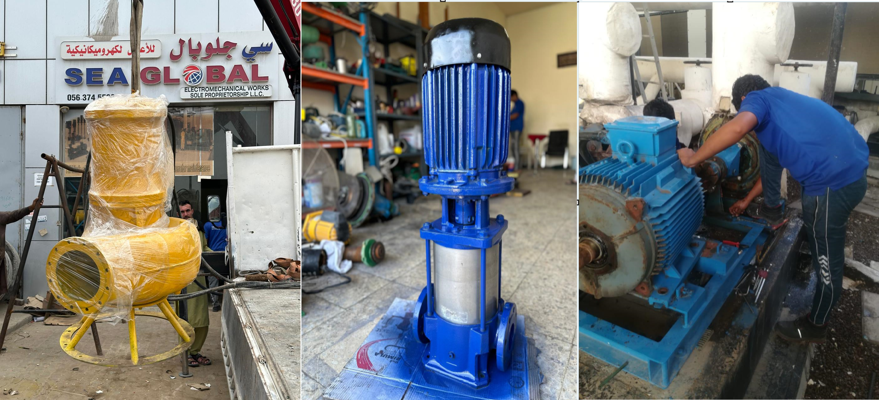 Submersible Pump Repair and Overhauling Abu Dhabi